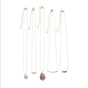 Vivian Five Piece Necklace Set